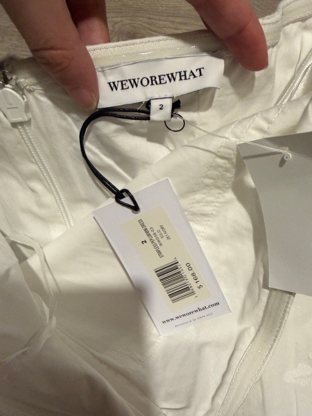 NWT WeWoreWhat Strapless Mini Dress - Picture 2 of 10